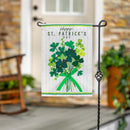 Shamrock Bouquet Applique Flag Garden