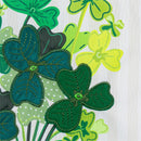 Shamrock Bouquet Applique Flag Garden