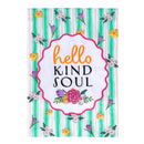 Hello Kind Soul Applique Flag Garden