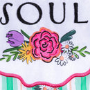 Hello Kind Soul Applique Flag Garden