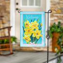 Daffodils & Stripes Applique Flag Garden