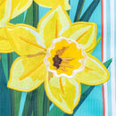 Daffodils & Stripes Applique Flag Garden