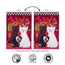 Loving Cats Applique Flag House