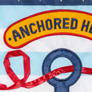 Anchored Here Applique Flag Garden