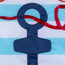Anchored Here Applique Flag House