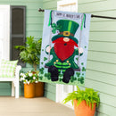 Leprechaun Swing Applique Flag House