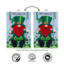 Leprechaun Swing Applique Flag House