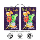 Drink, Drank, and Drunk Applique Flag House