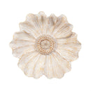VivaStyle Bird Bath, Resin. Sunflower Shape, 11.5"