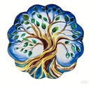 Petal & Plow Birdbath, Metal Tree of Life with Stand