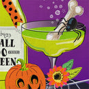 Cheers Witches! Burlap Flag House