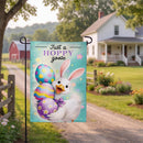 Just a Hoppy Goose Burlap Garden Flag Garden