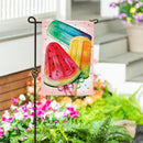 Summer Treats Burlap Garden Flag