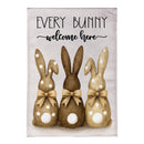Every Bunny Welcome Here Burlap Garden Flag Garden