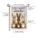 Every Bunny Welcome Here Burlap Garden Flag Garden