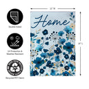 VivaStyle Gilded Meadow Burlap Garden Flag ONE