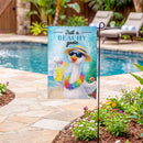 Just a Beachy Goose Burlap Garden Flag Garden
