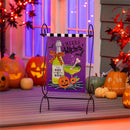 Cheers Witches! Burlap Flag Garden