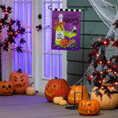 Cheers Witches! Burlap Flag Garden