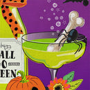 Cheers Witches! Burlap Flag Garden