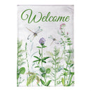 VivaStyle Veranda Garden Burlap Garden Flag Garden