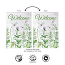 VivaStyle Veranda Garden Burlap Garden Flag Garden