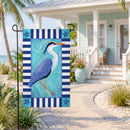 Seaside Retreat Hernon Burlap Flag Garden