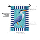 Seaside Retreat Hernon Burlap Flag Garden