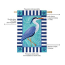 Seaside Retreat Hernon Burlap Flag House