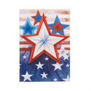 American Classic Stars & Stripes Burlap Garden Flag