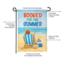 Booked For The Summer Burlap Garden Flag Garden
