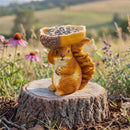 Hillside Pasture Bird Feeder, Resin Woodland Squirrel