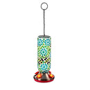 Cottage Garden Bird Feeder, Mosaic Glass Hummingbird Feeder