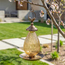 VivaStyle Bird Feeder, Glass & Metal