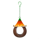 Hillside Pasture Bird Feeder, Metal Hanging Flower Shape
