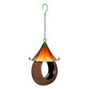 Hillside Pasture Bird Feeder, Metal Hanging Flower Shape