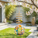 VivaStyle Birdfeeder, Art Glass, Multi Color