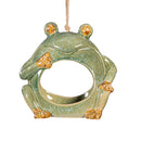 Cottage Garden Bird Feeder, Ceramic Frog