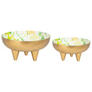 VivaStyle Veranda Garden Bowl, Metal, Set of 2