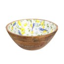 Seaside Retreat Songbird Citrus Wood Bowl, Set of 3