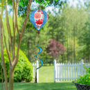 Cottage Garden Welcome Friends Balloon Spinner