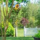 Golden Sunflower Field Balloon Spinner