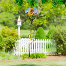 Golden Sunflower Field Balloon Spinner