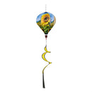 Golden Sunflower Field Balloon Spinner