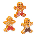 Sugar & Stripes Gingerbread Man Lip Gloss, Vanilla, Asst of 3, CDU