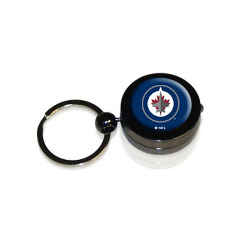 Hockey Puck Flashlight Key Ring, Winnipeg Jets,c3714379