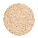 White Seagrass Round Placemat