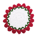 Crochet Strawberry Doily
