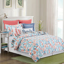 Tangerine Coast Twin Quilt Set