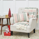 Cozy Nordic Xmas Red/Green Throw